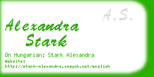 alexandra stark business card